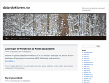 Tablet Screenshot of data-doktoren.no